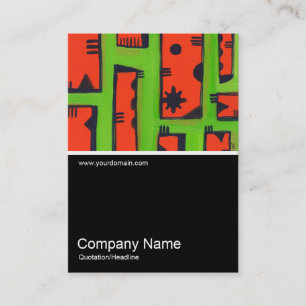 Carte De Visite Demi&Demi Photo 085 - Abstrait, Huile