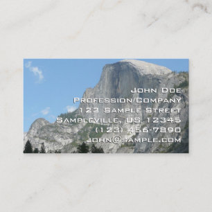 Carte De Visite Demi-dôme du côté du parc national Yosemite