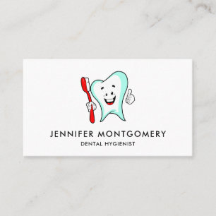 Carte De Visite Dental Care Happy Tooth