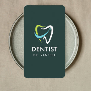 Carte De Visite Dentist Dentist Dentist Logotype Dental Qr Code