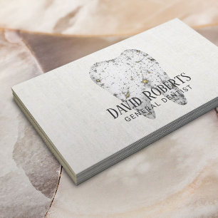 Carte De Visite Dentist Modern Tooth Logo Soins dentaires