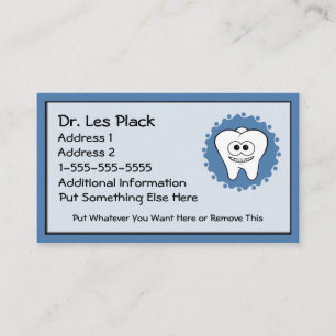 Carte de visite dentiste