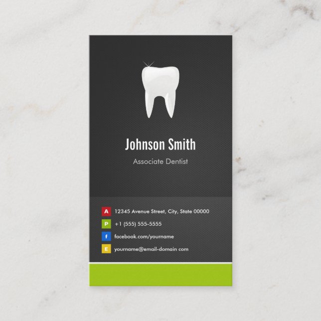 Carte De Visite Dentiste associé - Dental Creative Innovative (Devant)