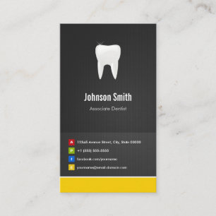 Carte De Visite Dentiste associé - Dental Creative Innovative