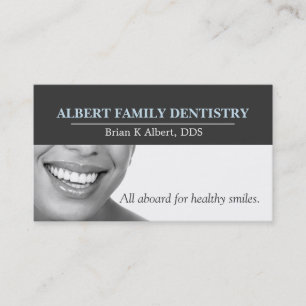 Carte De Visite Dentiste Dentaire Dentisterie Médecin Sourire Entr