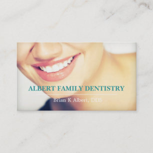 Carte De Visite Dentiste Dentaire Dentisterie Médecin Sourire Entr