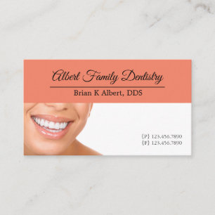 Carte De Visite Dentiste Dentaire Dentisterie Médecin Sourire Entr