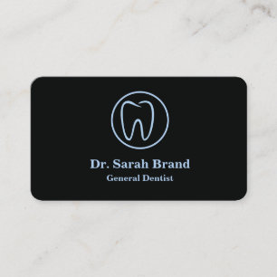 Carte De Visite Dentiste Élégant Dent Soins Dentaires