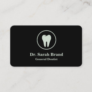 Carte De Visite Dentiste Élégant Dent Soins Dentaires