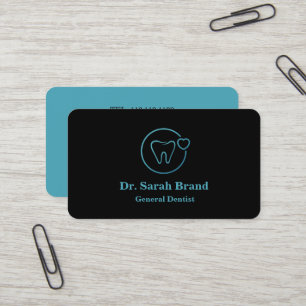 Carte De Visite Dentiste Élégant Dent Soins Dentaires