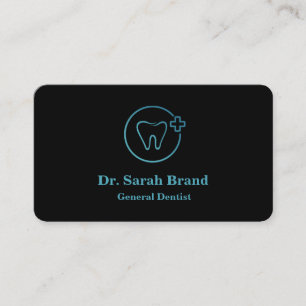 Carte De Visite Dentiste Élégant Dent Soins Dentaires