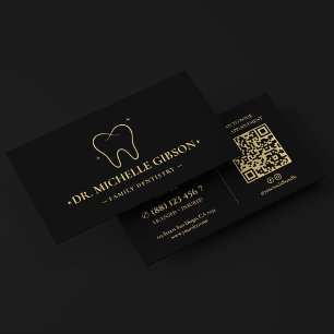 Carte De Visite Dentiste Famille Moderne Clinique Dentaire Esthéti