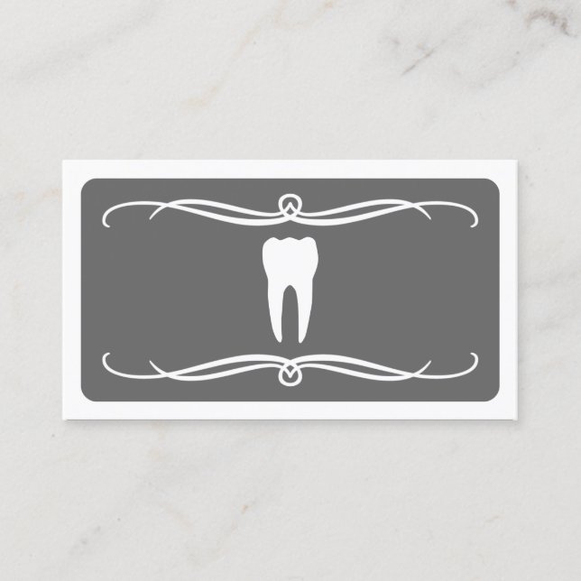 Carte De Visite dentiste mod (personnalisable en couleur) (Devant)