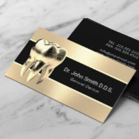 Dentiste moderne Gold 3D Soins dentaires dentaire