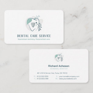Carte De Visite Dentiste professionnel   Service de soins dentaire