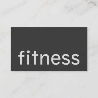 Carte de visite d'entraîneur de fitness moderne en