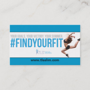 Carte de visite d'entraîneur et de distributeur de