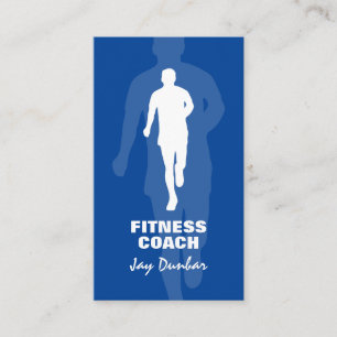 Carte de visite d'entraîneur personnel de fitness