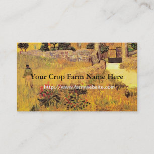 Carte de visite d'entreprise agricole