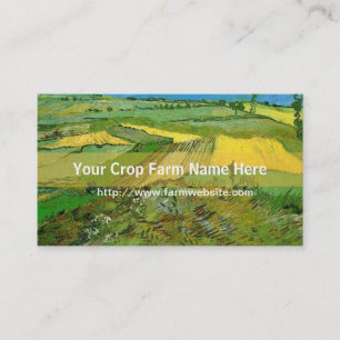 Carte de visite d'entreprise agricole