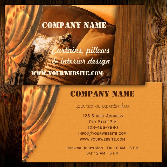 Carte de visite d'entreprise de design d'intérieur (Créateur téléchargé)