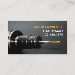 Carte de visite d'entreprise de maintenance de bri