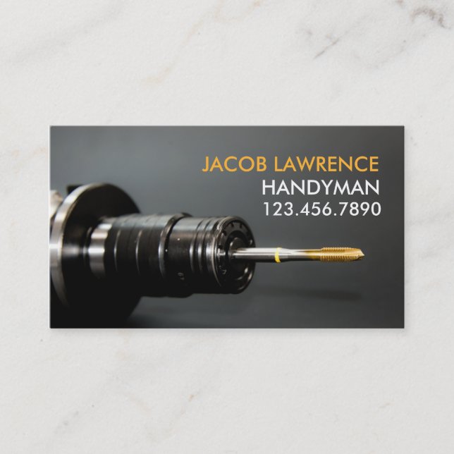 Carte de visite d'entreprise de maintenance de bri (Devant)