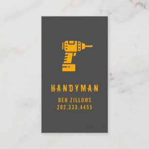 Carte de visite d'entreprise de maintenance, de co