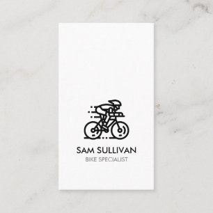 Carte de visite d'entreprise de réparation de vélo