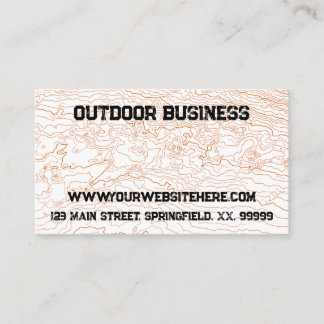 Carte de visite d'entreprise extérieure