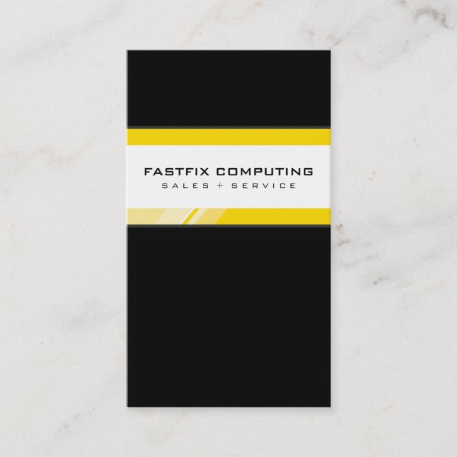 CARTE DE VISITE d'entreprise :: high-tech zing 6P (Devant)