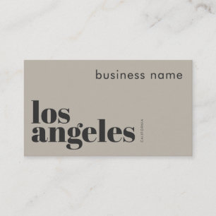 Carte de visite d'entreprise Los Angeles LA Califo