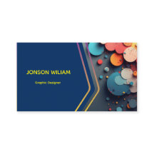 Carte de visite d'entreprise pour designer graphiq