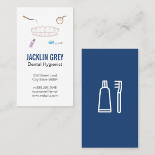 Carte De Visite Dents de gencives Outils dentaires