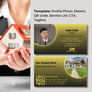 Carte De Visite Déposez-vous avec notre agent immobilier photo jau