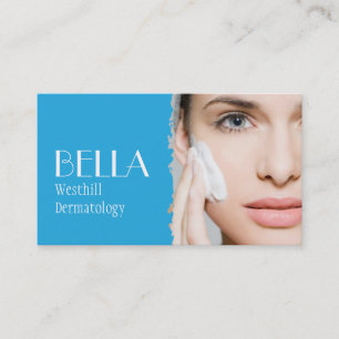 Carte De Visite Dermatologue Peau Claire Massage Facial Spa