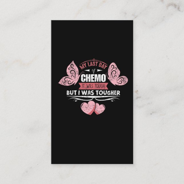 Carte De Visite Dernière Journée De Chimie Radiation De Traitement (Devant)