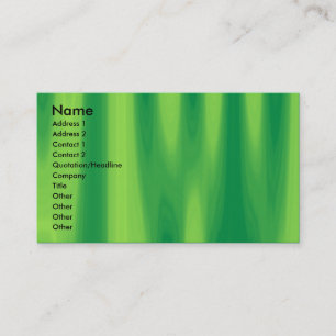Carte De Visite Derrière le rideau vert