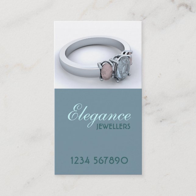 Carte de visite des bijoutiers (Devant)