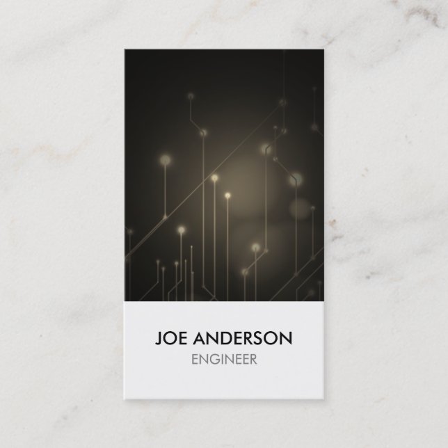 Carte de visite des circuits électroniques de l'in (Devant)