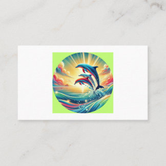 Carte de visite des dauphins océaniques