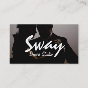 Carte de visite des leçons de l'instructeur de dan