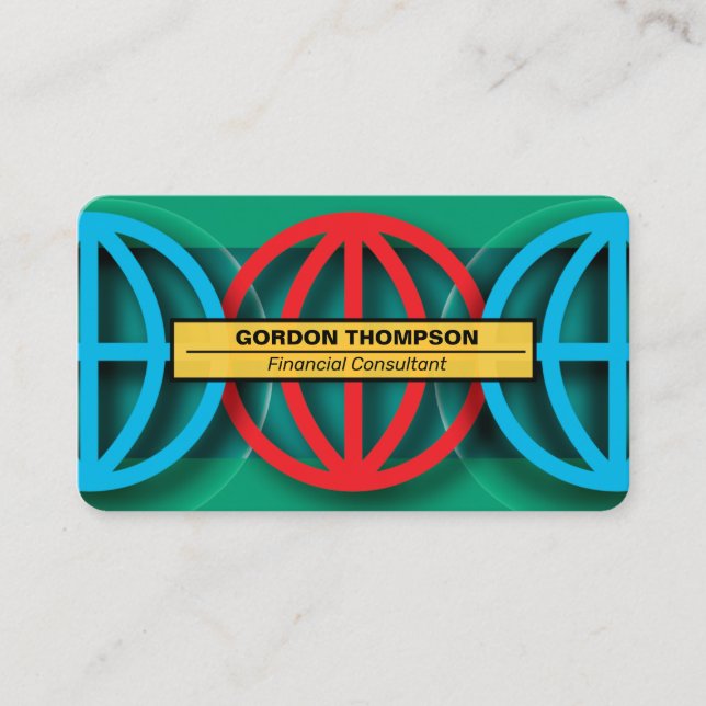 Carte de visite des marchés mondiaux (Devant)