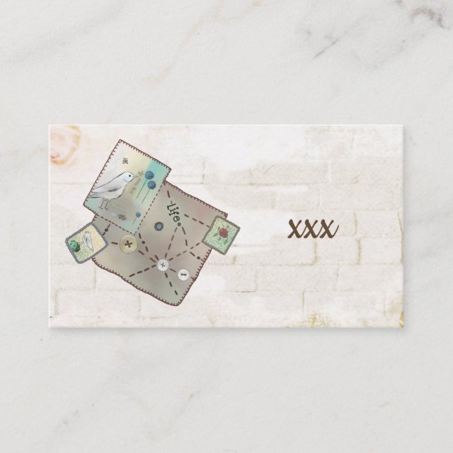 Carte De Visite Des pièces rapportées personalisiert (Devant)