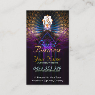 Carte de visite des plumes fractales du Tarot