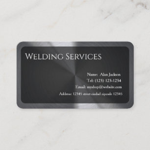 Carte de visite des services de soudure modifiable