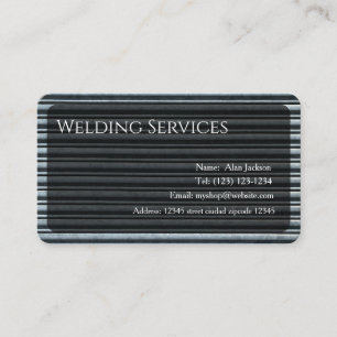 Carte de visite des services de soudure modifiable