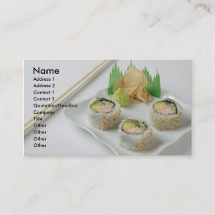 carte de visite des sushi 2