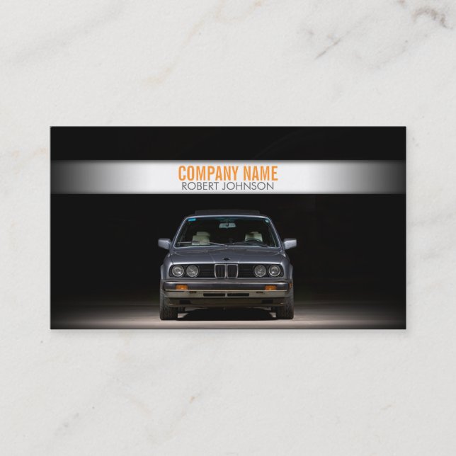 Carte de visite des véhicules à moteur élégant (Devant)