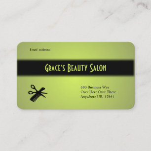 Carte De Visite Design Beauticier citron citron citron